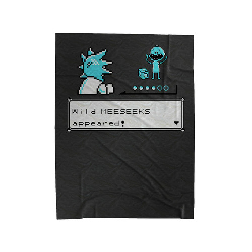 Poke Meeseeks Velveteen Blanket