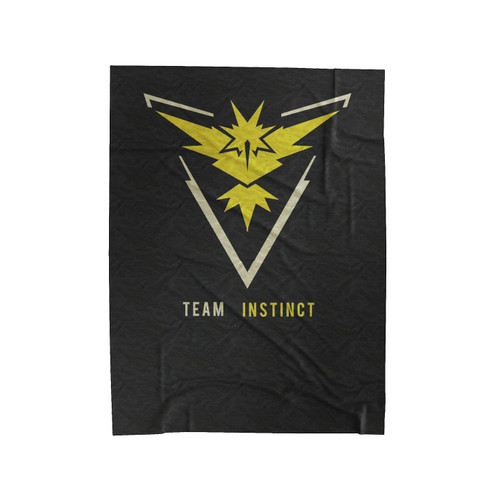 Pokeman Go Team Instinct Symbol Velveteen Blanket