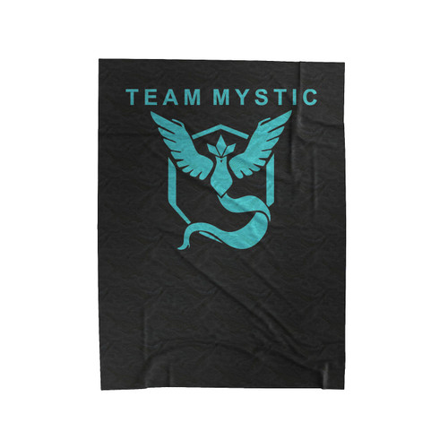 Pokeman Go Team Mystic Symbol Blue Velveteen Blanket