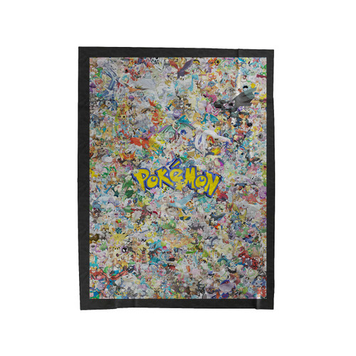 Pokemon Collage Velveteen Blanket