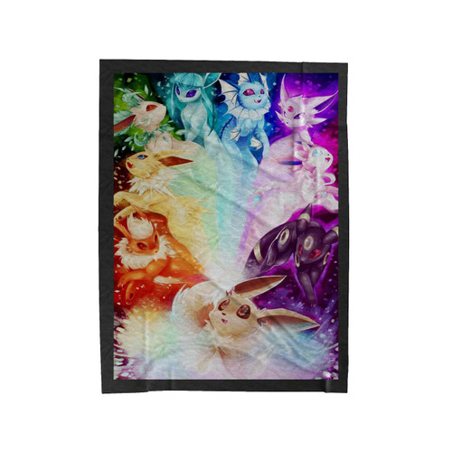 Pokemon Eeve Evolutions Velveteen Blanket
