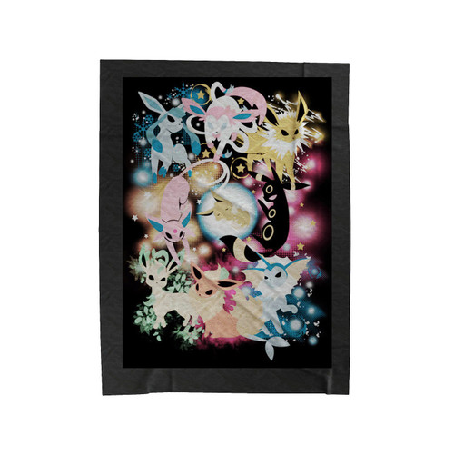 Pokemon Eevee Evolutions Evoli Velveteen Blanket