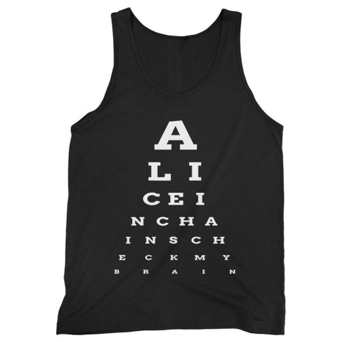 Our cotton alice in chains eye chart men tank top is perfect for those intense workouts in the gym, at practice or pickup games.