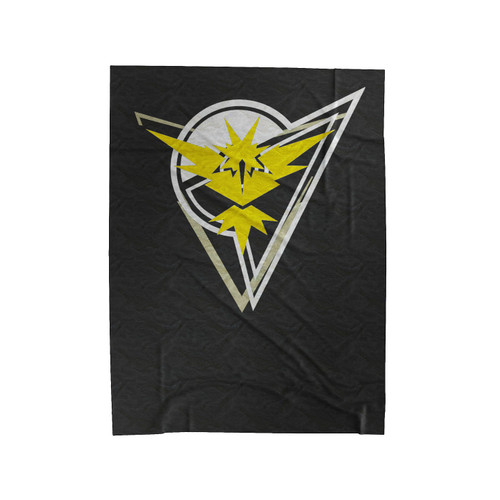 Pokemon Go Team Instinct Badge Velveteen Blanket