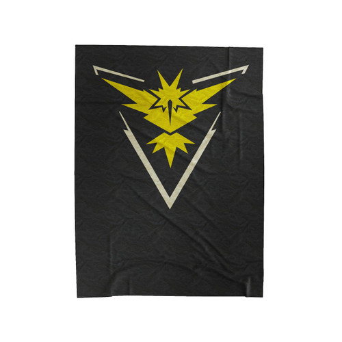 Pokemon Go Team Instinct Symbol Velveteen Blanket