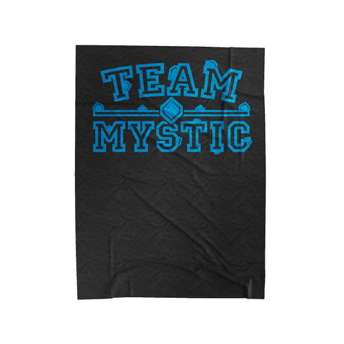 Pokemon Go Team Mystic Football Inspired Velveteen Blanket