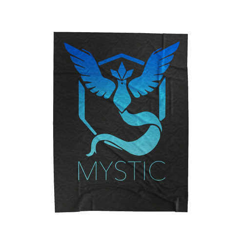Pokemon Go Team Mystic Logo Velveteen Blanket
