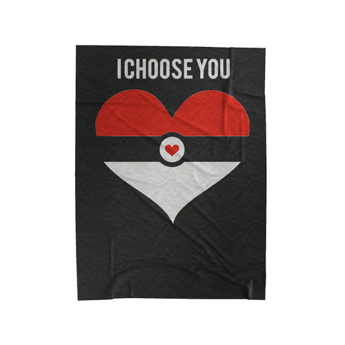 Pokemon I Choose You Velveteen Blanket