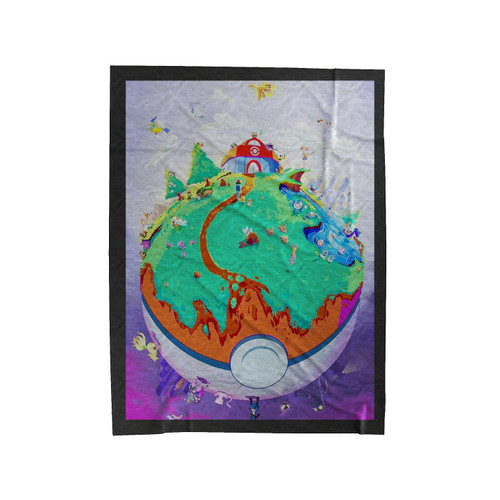 Pokemon On We Heart It Velveteen Blanket