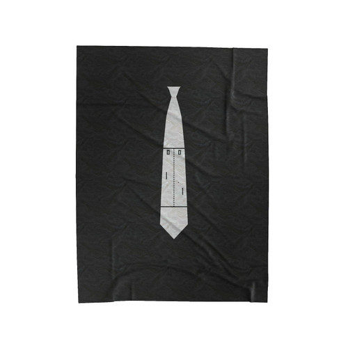 Pong Tie Velveteen Blanket