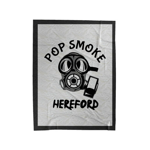 Pop Smoke Hereford 1 Velveteen Blanket