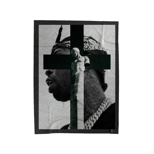 Pop Smoke Rapper Legend Celebrities Velveteen Blanket