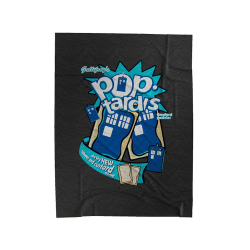 Pop Tardis Dr Who Door Velveteen Blanket