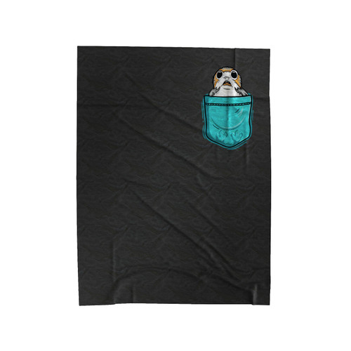 Porg The Last Jedi Velveteen Blanket