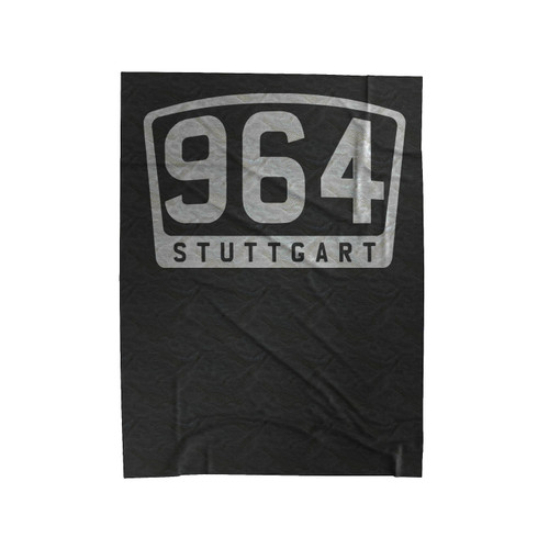 Porsche Inspired 964 Stuttgart Velveteen Blanket
