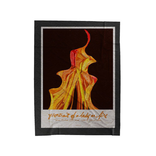 Portrait Of A Lady On Fire Velveteen Blanket