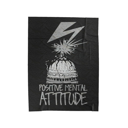 Positive Mental Attitude Velveteen Blanket