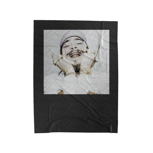 Post Malone Hip Hop Rap Stoney White Iverson Lil Uzi Quavo Vin Velveteen Blanket