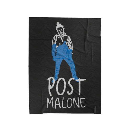 Post Malone Pose 2 Velveteen Blanket