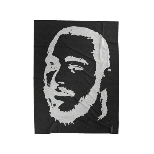 Post Malone Stoney Post Funny Hip Hop Rap Face 1 Velveteen Blanket