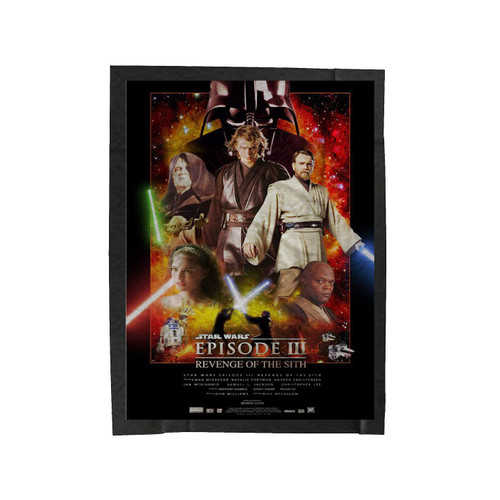 Poster Revenge Of The Star Wars Sith Velveteen Blanket