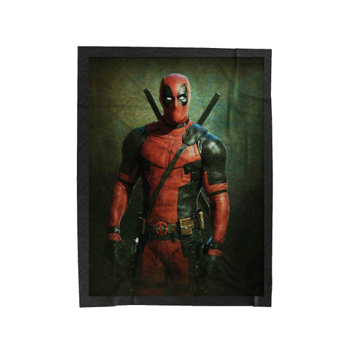 Poster Superhero Deadpool Velveteen Blanket