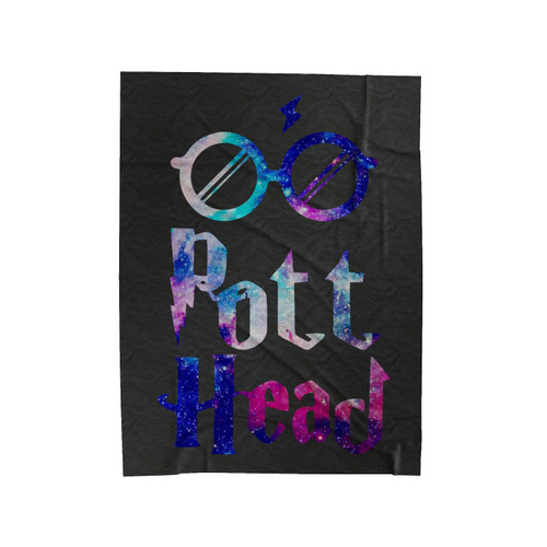 Pott Head Galaxy Space Velveteen Blanket