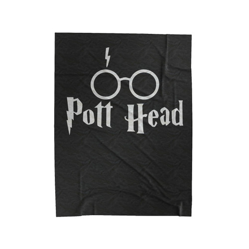 Pott Head Glasses Logo Velveteen Blanket