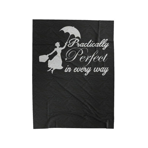 Practically Perfect In Every Way Mary Poppins Inspired Disney Velveteen Blanket