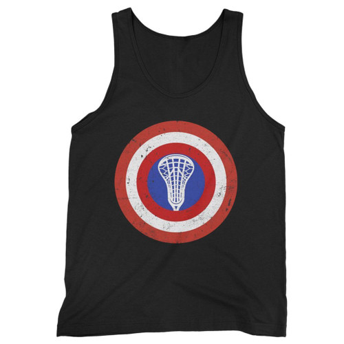 Our cotton america lax captain men tank top is perfect for those intense workouts in the gym, at practice or pickup games.