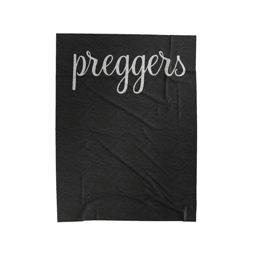 Preggers Cute Pregnancy Velveteen Blanket