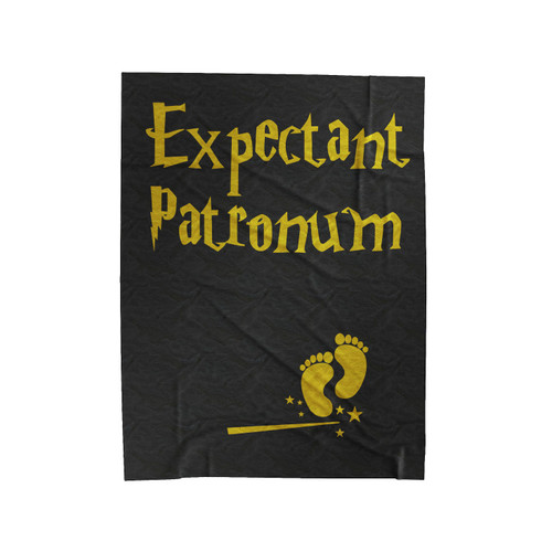 Pregnancy Announcement Expectant Patronum Velveteen Blanket