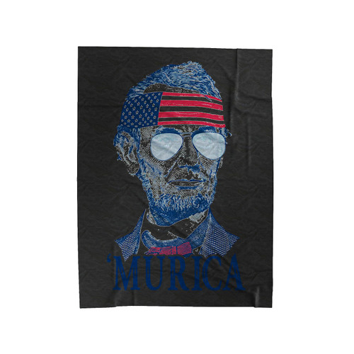 President Abraham Lincoln Murica 1 Velveteen Blanket