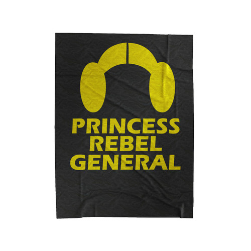 Princess Leia Rebel General Velveteen Blanket