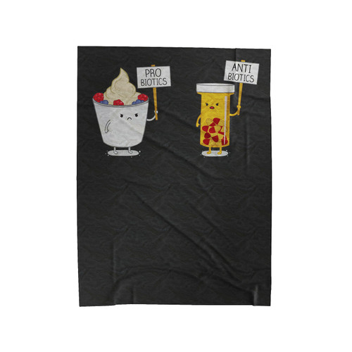 Pro Biotics Anti Biotics Velveteen Blanket