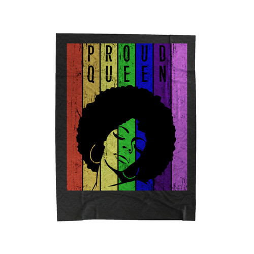 Proud Queen Velveteen Blanket