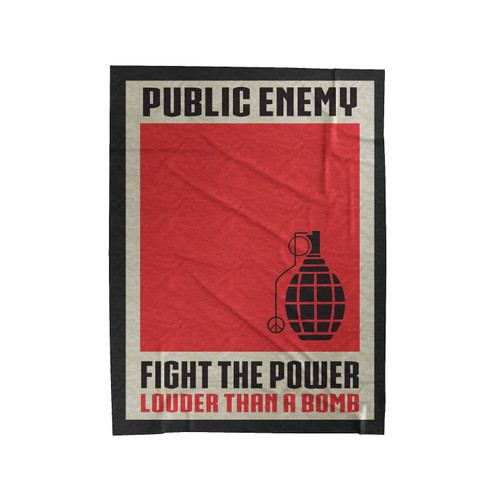 Public Enemy Louder Than A Bomb Velveteen Blanket