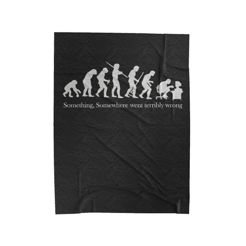 Pulp Fiction Evolution Quotes Velveteen Blanket