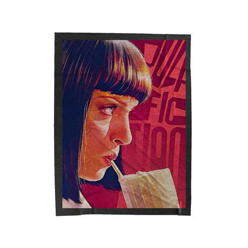 Pulp Fiction Mia Wallace Velveteen Blanket