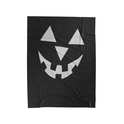 Pumpkin Halloween Funny Velveteen Blanket