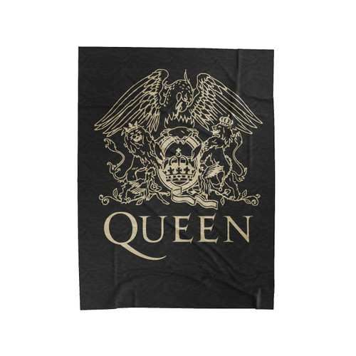 Queen Rock Band Music Logo Velveteen Blanket