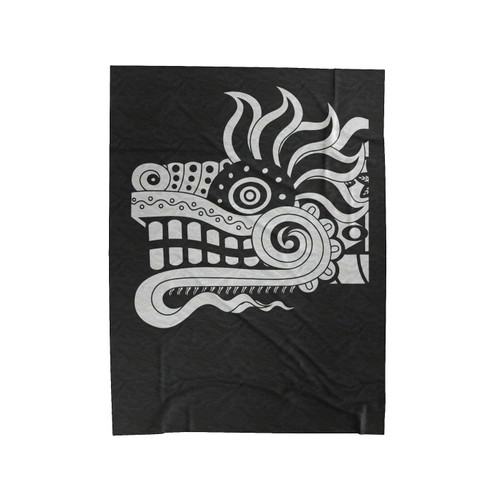 Quetzalcoatl Velveteen Blanket