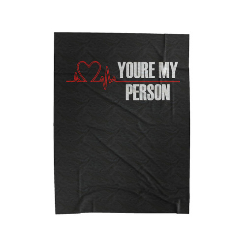 Quote Save Greys Anatomy Velveteen Blanket