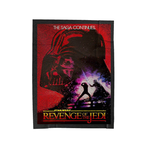 R P W Star Wars Revenge Of The Jedi Vintage Velveteen Blanket