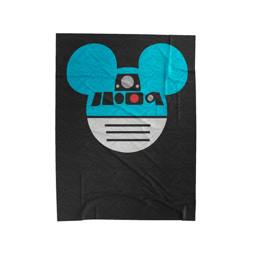R2D2 Star Wars Ear Mickey Mouse Velveteen Blanket
