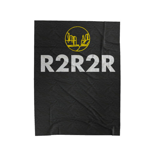 R2R2R Grand Canyon Hike Run Velveteen Blanket
