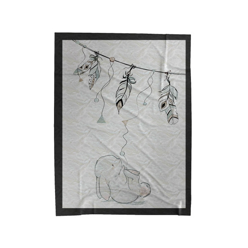 Rabbit Child Bedroom Decoration Velveteen Blanket