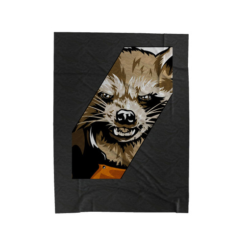 Raccoon Guardian Of Galaxy Velveteen Blanket