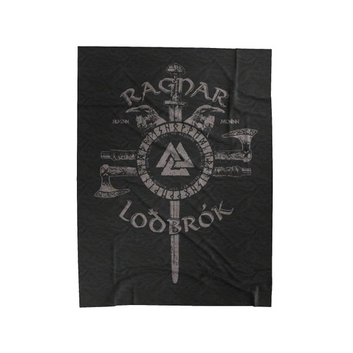 Ragnar Lothbrok A Vikings Inspired Velveteen Blanket