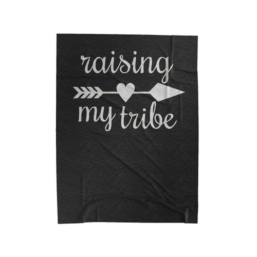 Raising My Tribe Velveteen Blanket